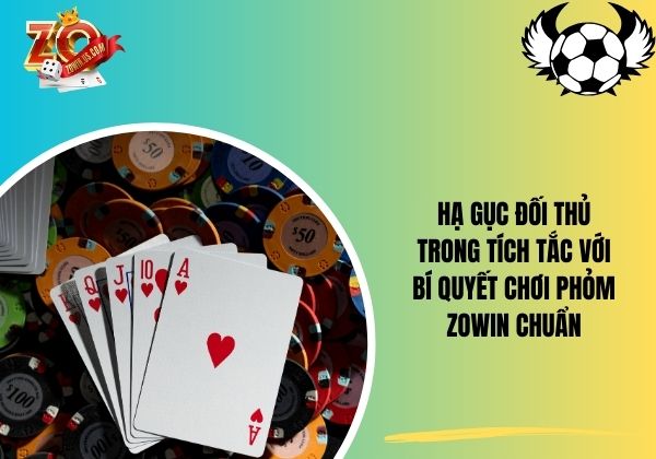 Hạ gục đối thủ trong tích tắc với bí quyết chơi Phỏm Zowin chuẩn